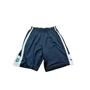 Nike Mens Size Large Athletic Basketball Shorts Dartmouth Big Green Black *READ*